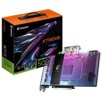 Gigabyte NVIDIA GeForce RTX 5090 AORUS XTREME WATERFORCE WB 32GB GDDR7 Graphics Card, 21760 CUDA Cores, 2655 MHz Core Clock, Watercooled, RGB, 3x DisplayPorts / 1x HDMI Port