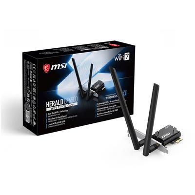 MSI NIC PCIe WiFi 7 BE6500 Herald
