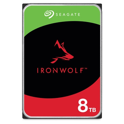Seagate IronWolf NAS ST8000VN004 8TB 3.5″ 7200RPM 256MB Cache Sata lll Internal Hard Drive