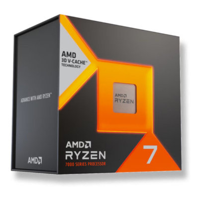 AMD Ryzen 7 7700X3D 8 Core AM5 Processor, 16 Threads, 4GHz up to 4.5GHz Boost, 96MB Cache, 120W, with AMD Radeon Graphics