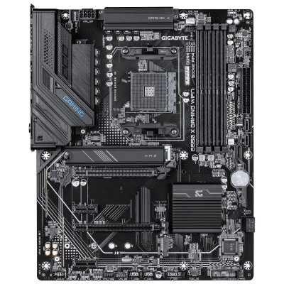 Gigabyte B550 X GAMING AMD AM4 Socket Motherboard, ATX, 4x DDR4 Slots, 2x M.2 Sockets, Fitted I/O Shield, 2.5GbE LAN, Wi-Fi 7, 1x DisplayPort / 1x HDMI Port