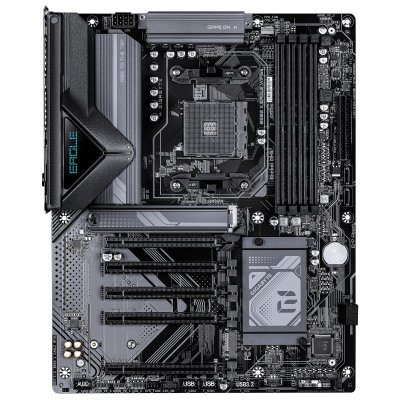 Gigabyte B550 X EAGLE AMD AM4 Socket Motherboard, ATX, 4x DDR4 Slots, 2x M.2 Sockets, Fitted I/O Shield, 2.5GbE LAN, Wi-Fi 6E, 1x HDMI Port