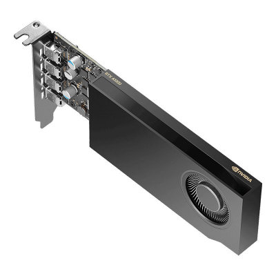 PNY NVIDIA RTX A1000 Ampere 8GB Professional Graphics Card, 2304 CUDA Cores, 72 Tensor, 18 RT, Single Fan, 4x Mini DisplayPort – OEM