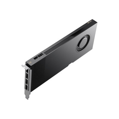 PNY NVIDIA RTX PRO 4000 Blackwell 24GB Professional Graphics Card, 8960 CUDA Cores, 280 Tensor, 70 RT, Single Fan, 4x DisplayPort – OEM