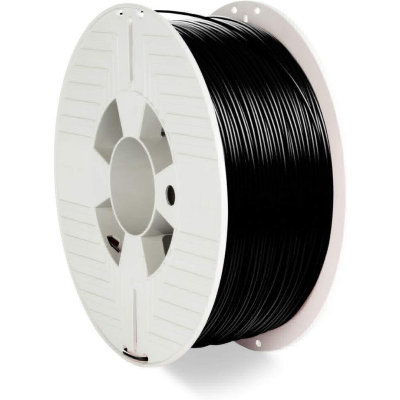 Verbatim PLA-Filament 3D-Printing,1.75mm, 1kg, High End Polyactide-Filament For Material Extrusion, For 3D-Printer & 3D-Pen, 3D-Printer-Filament Made Of PLA, 1 Spool 335m, Black