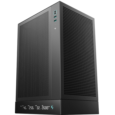 Deepcool CH170 Digital Mini-ITX Case – High Airflow, Supports Water Cooling, Ultra-Quiet Operation, Compact Design for Efficient Space Management