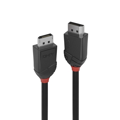 Lindy 36493 3m DisplayPort (M) 1.2 Black Line 4096×2160@60Hz Cable – Black