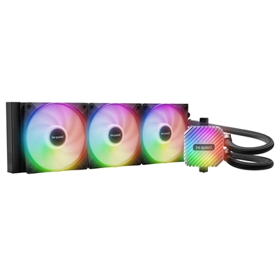be quiet! Light Loop 360mm AIO Liquid Cooler – High-Performance ARGB All-in-One Water Cooling System with Triple Light Wings LX PWM Fans