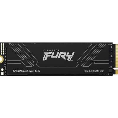 Kingston FURY Renegade (SFYR2S/4T0 ) 4TB NVMe SSD, M.2 Interface, PCIe 5.0 x4 NVMe, 2280, Up to 14,800MB/s read, 14,000MB/s write, Limited 5-year warranty with free technical support.