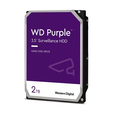 WD Purple WD23PURZ 2TB 3.5″ 5400RPM 64MB Cache SATA III Surveillance Internal Hard Drive
