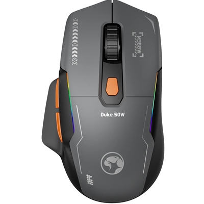 Marvo Duke 50 M368W Wireless Gaming Mouse, Tri-Mode Connectivity USB, 2.4GHz & Bluetooth, 6 DPI levels (800 – 12800), 1000Hz Polling Rate, 13 Mode RGB Backlighting, 79g