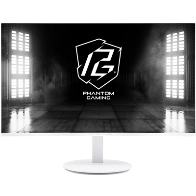 ASRock Phantom Gaming PG27FFS2E-W 27 Inch FHD (1920 x 1080) Flat IPS Gaming Monitor, 240Hz, 1ms (MPRT) Response Time, 2 x HDMI 2.1; 1 x DisplayPort 1.2, 2 x 2W Speakers, Tilt, Swivel, Height, Pivot Adjustment – White