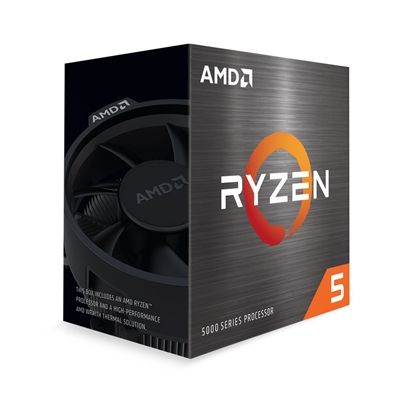 AMD Ryzen 5 5600 6 Core AM4 Processor, 12 Threads, 3.5GHz up to 4.4GHz Boost, 32MB Cache, 65W, with Wraith Stealth Cooler, No Graphics