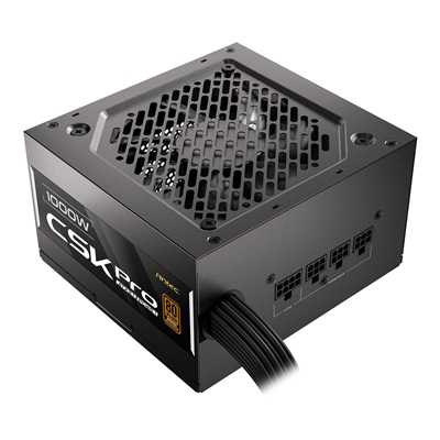 Antec CSK1000 PRO 1000W ATX 3.1 Power Supply – 80 PLUS Bronze, Semi-Modular, PCIe 5.1 Ready, 12V-2×6 Connector, Quiet 120mm Fan, UK Plug