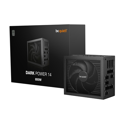 be quiet! DARK POWER 14, 1200W, 80 PLUS certified and Cybenetics efficiency, ATX 3.1 compliant, PCIe 5.1 compatible, backed by a 10-year manufacturer’s warranty.