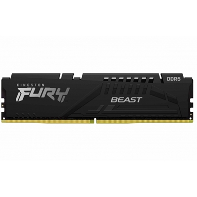 Kingston FURY Beast KF560C36BBE2-32 32GB DIMM System Memory, 6000MHz, DDR5, CL36, Black, Intel XMP, AMD