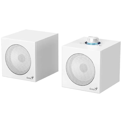 Genius SP-HF300U, 4W, USB Audio Speakers/ USB-A & USB-C – White