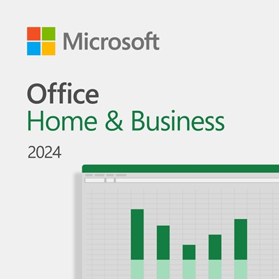 Microsoft Office 2024 Home and Business English Medialess Software Lifetime Subscription – Retail Boxed