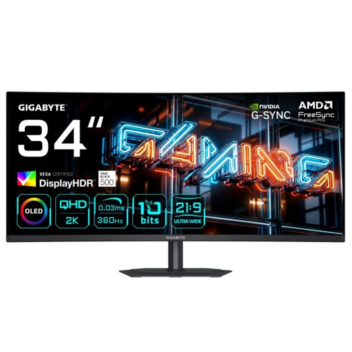 GIGABYTE 34 VA MONITOR SPK CUR MO34WQC36