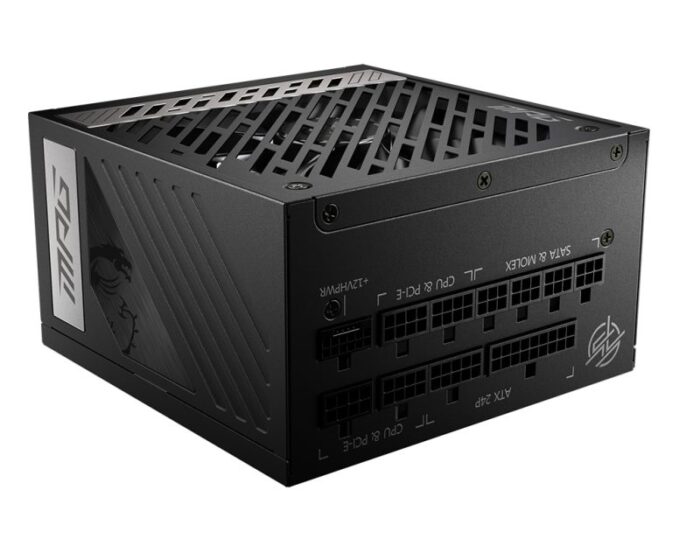 MSI 1000W GOLD F/M MEG A1000G PCIE5 EU
