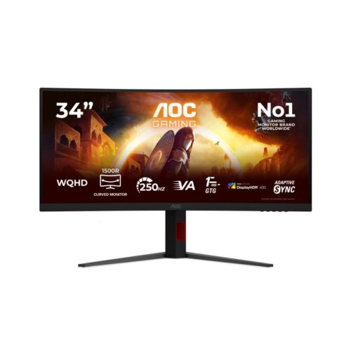 AOC 34 VA Monitor SPK Curved CU34G4ZCA