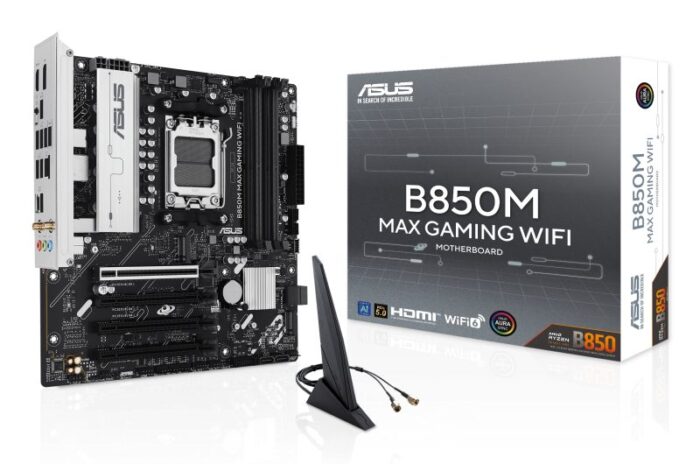 ASUS AM5 B850M MAX GAMING WIFI M-ATX