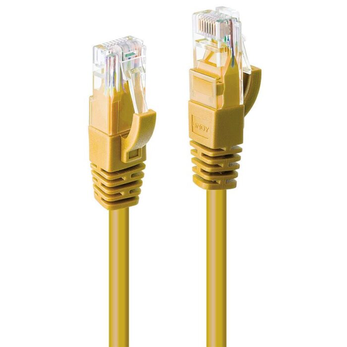 LINDY 1MCAT6U/UTPGIGABITNETWORKCABLEYELLO