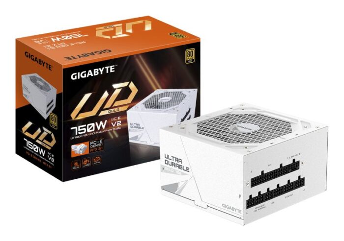 GIGABYTE 750W Gold F/M UD750GM PG5 ICE