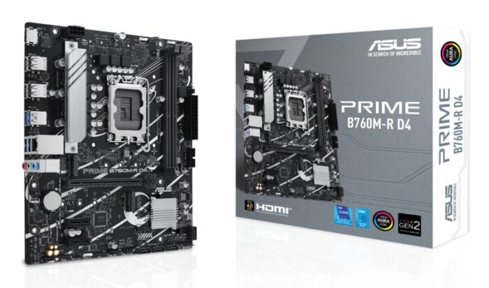 ASUS 1700 PRIME B760M-R D4 M-ATX