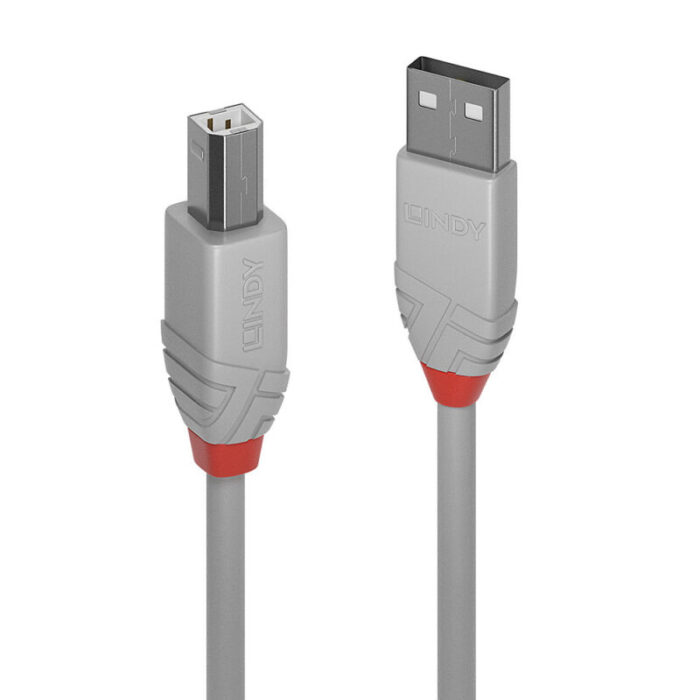LINDY 3MUSB2.0TYPEATOBCABLEANTHGREY
