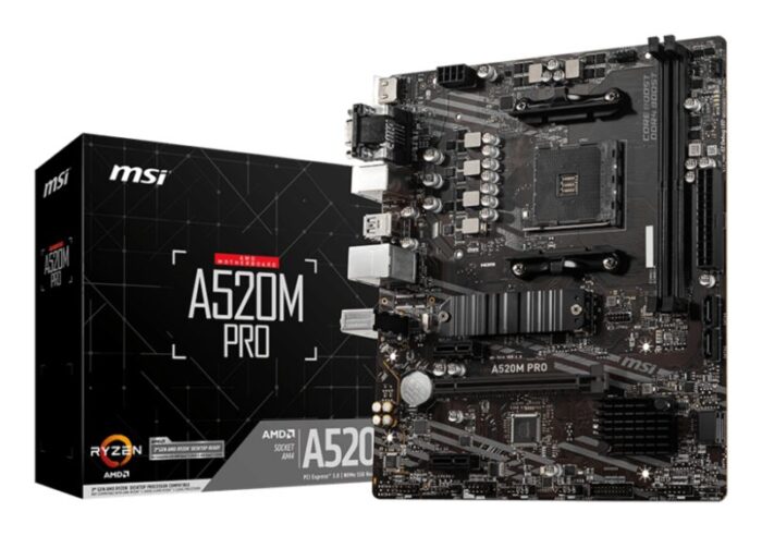 MSI AM4 A520M PRO M-ATX