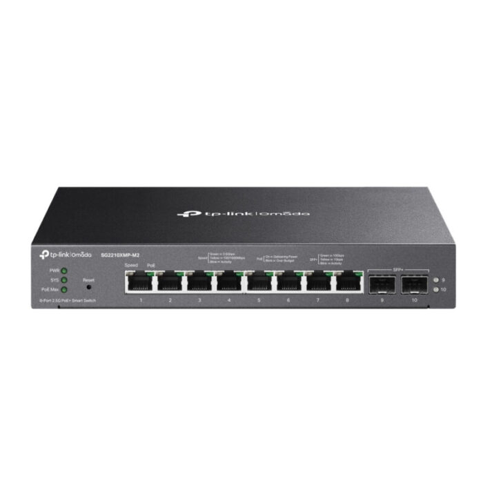 TPLINK TP-LINK SG2210XMP-M2 8-PORT SWITCH