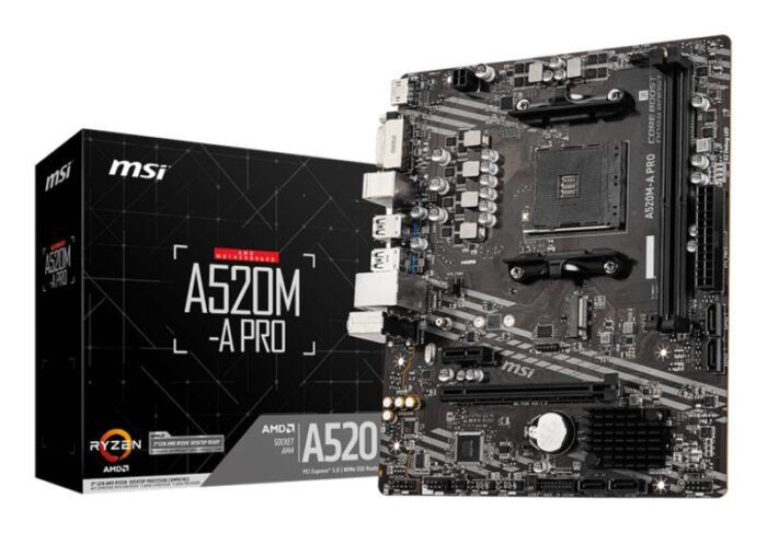 MSI AM4 A520M-A PRO M-ATX