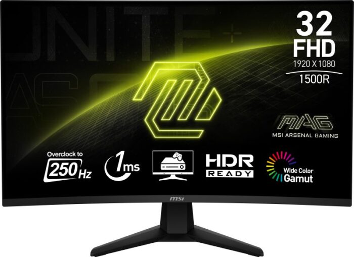 MSI 31.5 VA MONITOR CURVED MAG 32C6X