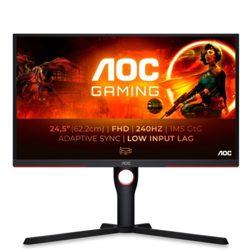 AOC 24.5 VA Monitor 25G3ZM/BK