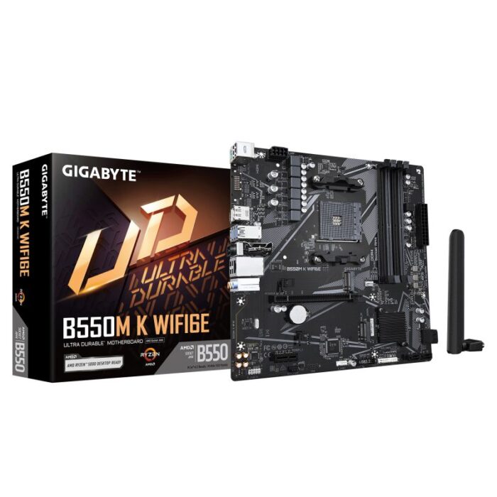 GIGABYTE AM4 B550M K WIFI6E M-ATX