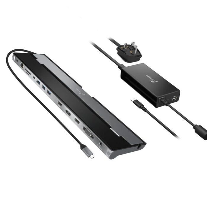 J5CREATE USB-C Triple Display Dock 100W