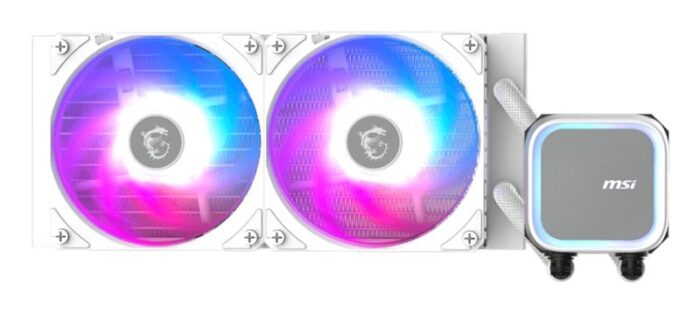 MSI MAG CORELIQUID A13 240 COOLER WHT