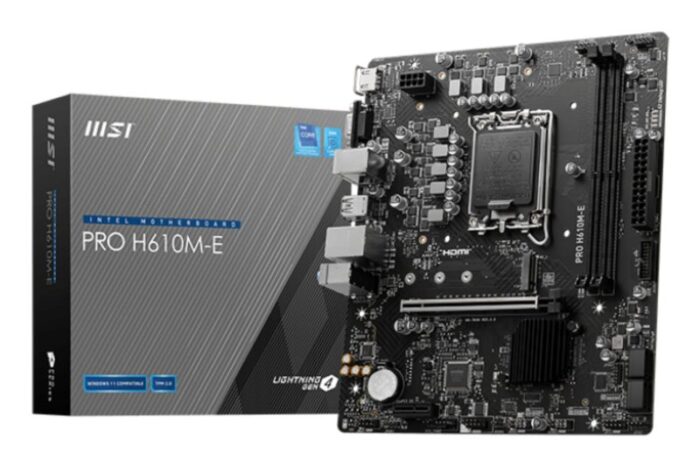 MSI 1700 PRO H610M-E M-ATX