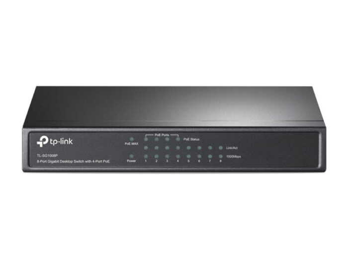 TPLINK 8-PORT GIGABIT SWITCH 4-PORT POE+