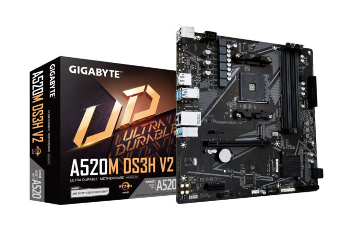 GIGABYTE AM4 A520M DS3H V2 M-ATX