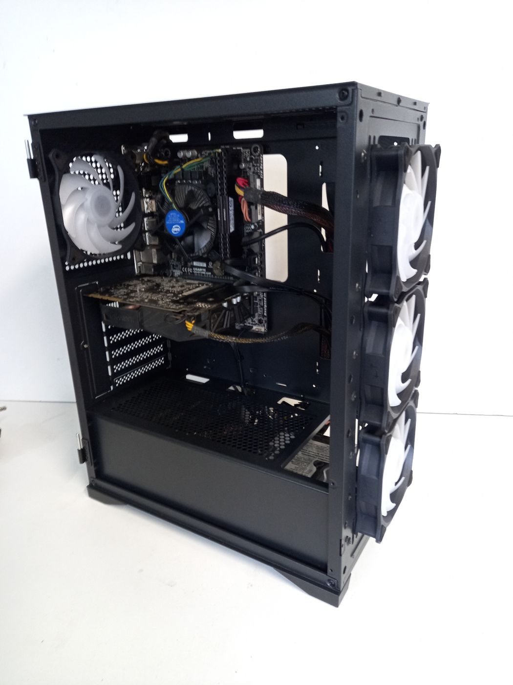 The same computer cleaned and moved into a new case