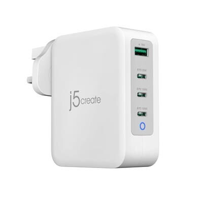 J5CREATE 130W GAN USB-C 4-PORT CHARGER